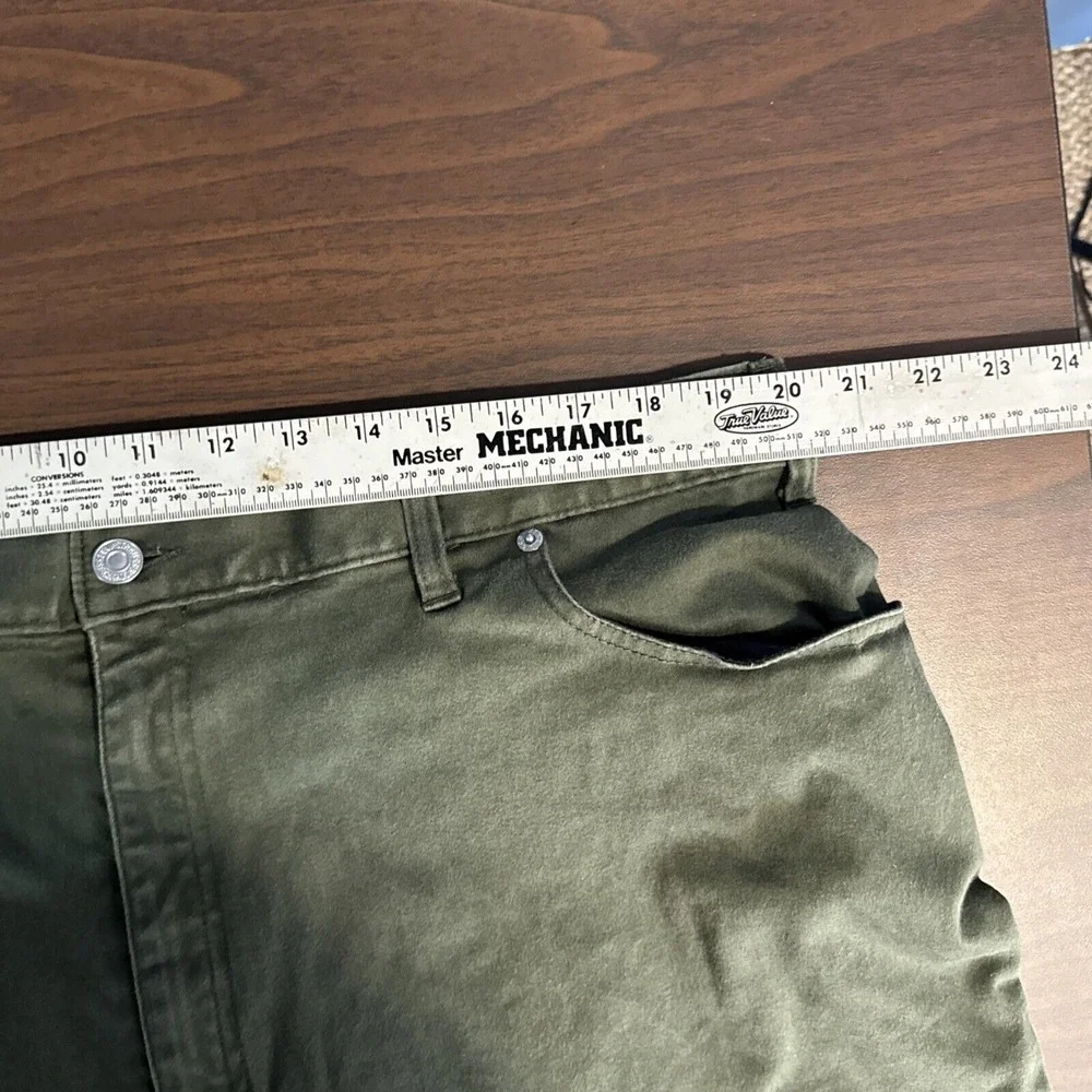 Levis Red Tab 550 Womens 24M (40 X 30) Relaxed Fit Plus Green Pants‎ High Rise